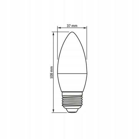 Żarówka LED 7W 630lm 4000K E27 neutralna