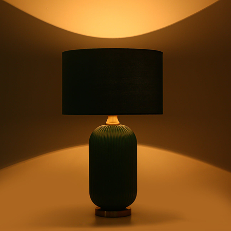 Lampa stołowa Tamiza 65 cm zielona 1xE27