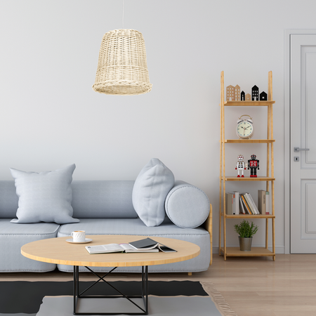 Milagro - Lampa wisząca VIMINI WHITE 1xE27