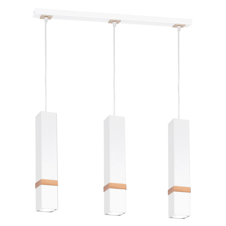 Milagro - Lampa wisząca VIDAR WHITE 3xGU10