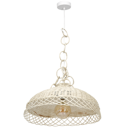 Milagro - Lampa wisząca VIMINI WHITE 1xE27