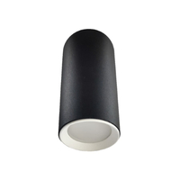 Tuba natynkowa Manacor 13 cm czarno - biała 1xGU10