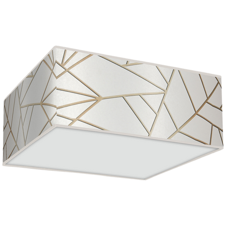 Milagro - Lampa sufitowa ZIGGY WHITE White/Gold 3xE27