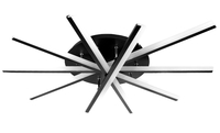 LAMPA SUFITOWA DEKORACYJNA GWIAZDA 80W + PILOT DL-F08