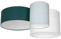 Milagro - Lampa sufitowa STAN GREEN 3xE27