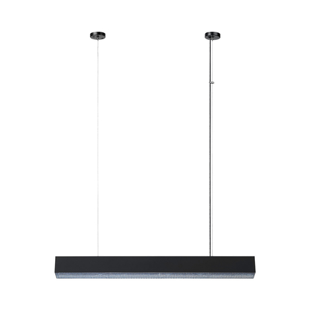 Lampa Wisząca Mira M 80 cm Czarna Sterowanie Tuya 32W LED Zmienna Barwa CCT