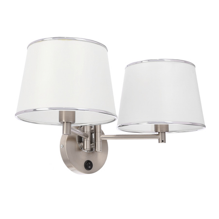 Candellux - Ibis Lampa Kinkiet 2X40W E14 Satyna