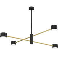 Milagro - Lampa sufitowa CROSS GOLD 4xGX53