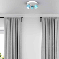 Lampa sufitowa DIXIE 3xGX53 Niebieski/Biały