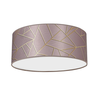 Milagro - Lampa sufitowa ZIGGY PINK Gold/Pink 2xE27 Ø40cm