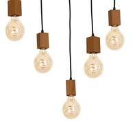 Milagro - Lampa Wisząca JACK 5xE27 Dąb