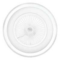 Milagro - Plafoniera LED ZONDA WHITE 48W z wentylatorem