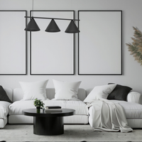 Milagro - Lampa wisząca CAPITAL CZARNY 3XGX53