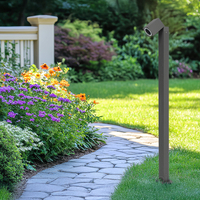 Słupek ogrodowy QUAZAR 15S 1xGU10 IP44 szary Kobi