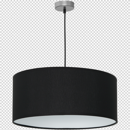 Milagro - Lampa wisząca CASINO BLACK/CHROME 1xE27