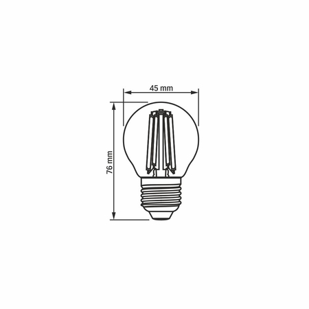 Żarówka LED Filament 6W 806lm 4000K E27 neutralna