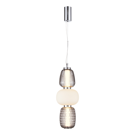 Milagro - Lampa wisząca CARO SMOKED 28W LED