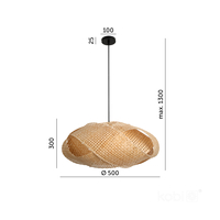 Lampa wisząca BOHO BINDUM 1xE27 Kobi Design