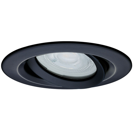 Ruchome oczko podtynkowe Lagos czarne IP65 1xGU10