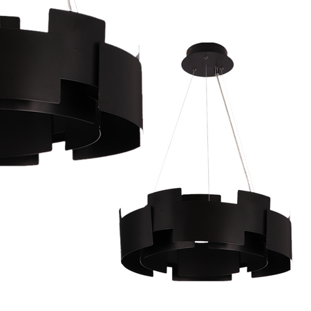 Milagro - Lampa wisząca TORINO BLACK 24W LED