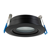 Ruchome oczko podtynkowe Lagos czarne IP65 1xGU10