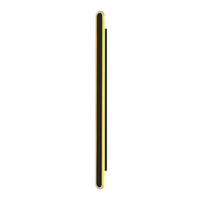 STICK lampa ścienna zewnetrzna L-120 czarny 36W  klosz opal IP65