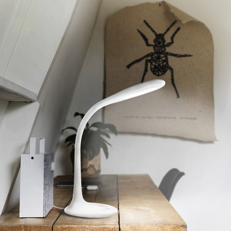 Lampka biurkowa LED 5.5W 3 barwy ściemnialna USB