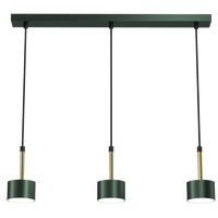 Milagro - Lampa wisząca ARENA GREEN/GOLD 3xGX53
