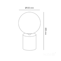 Lampka biurkowa GLOBE ELEGANCE GOLD ST MINI 1xG9 Kobi Design