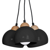 Milagro - Lampa wisząca DAMA BLACK 3xE27