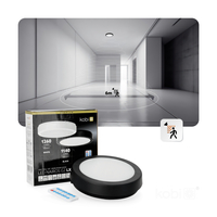 Plafon z czujnikiem ruchu LED NAIROS G2 12W 3CCT LX IP65 czarny Kobi Premium