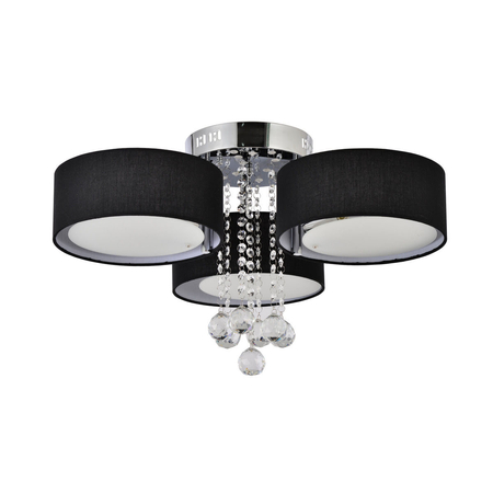 Plafon Gambela czarny 3xE27 LED