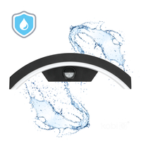 Kinkiet ogrodowy LED OME 10W 4000K LX IP54 czarny LED2B