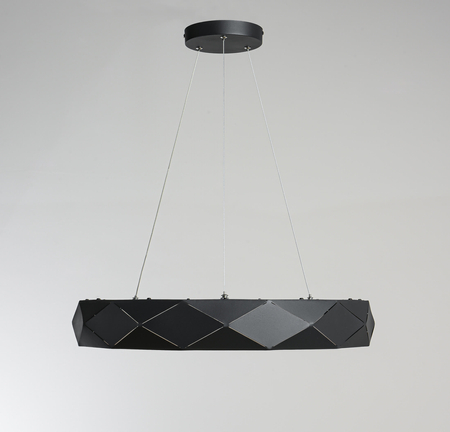 Lampa wisząca Reus czarna LED 4000K