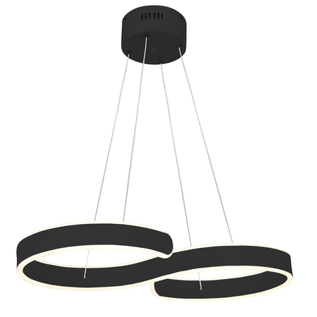 Milagro - Lampa wisząca INFINITY BLACK 60W LED