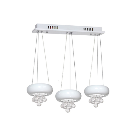 Milagro - LAMPA WISZĄCA LUX BIANCO 3X6W LED