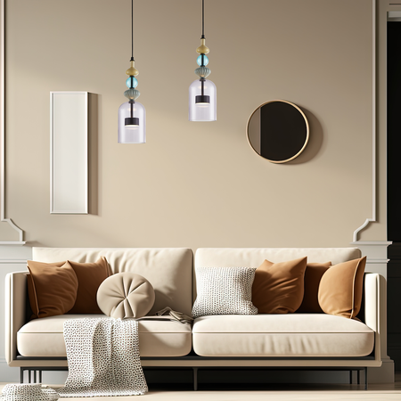 Lampa wisząca Arte 12W LED śr. 13cm czarny