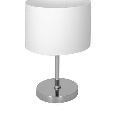 Milagro - Lampka stołowa CASINO WHITE/CHROME 1xE27