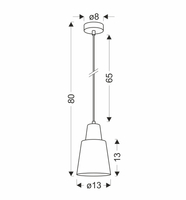 LAMPA WISZĄCA FARO 1 RÓZÓWY