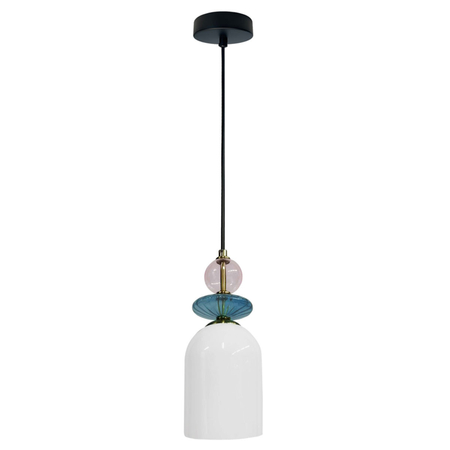 Lampa wisząca Tropea biała 1xE27