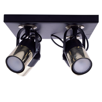 Milagro - Lampa sufitowa WILSON BLACK 4xGU10