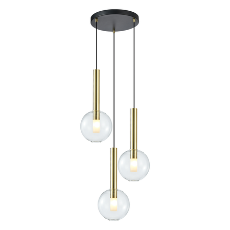 Milagro - Lampa wisząca NIKO GOLD 3xG9