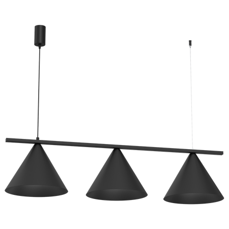 Milagro - Lampa wisząca CAPITAL CZARNY 3XGX53