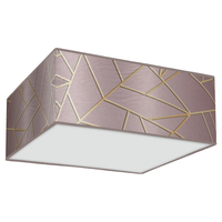 Milagro - Lampa sufitowa ZIGGY PINK Gold/Pink 3xE27