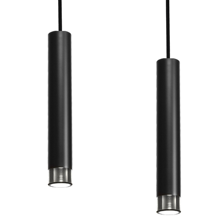Milagro - Lampa wisząca DANI BLACK/CHROME 3xGU10