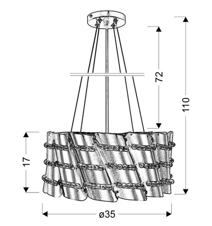 Candellux - Smile Lampa Wisząca 1X60W E27