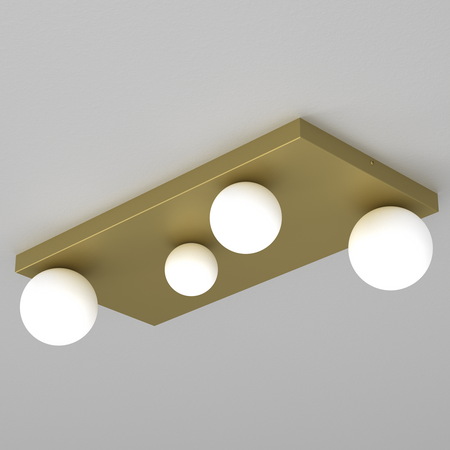 Milagro - Lampa sufitowa BIBIONE GOLD 4xG9