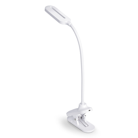 Lampka biurkowa LED 6W ściemnialna 3 barwy światła klips