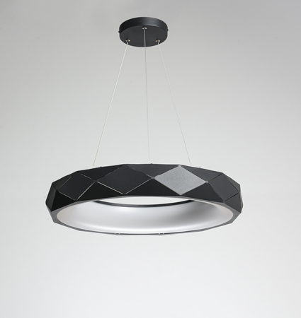 Lampa wisząca Reus czarna LED 4000K