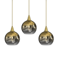 Milagro - Lampa wisząca MONTE GOLD 3xE27